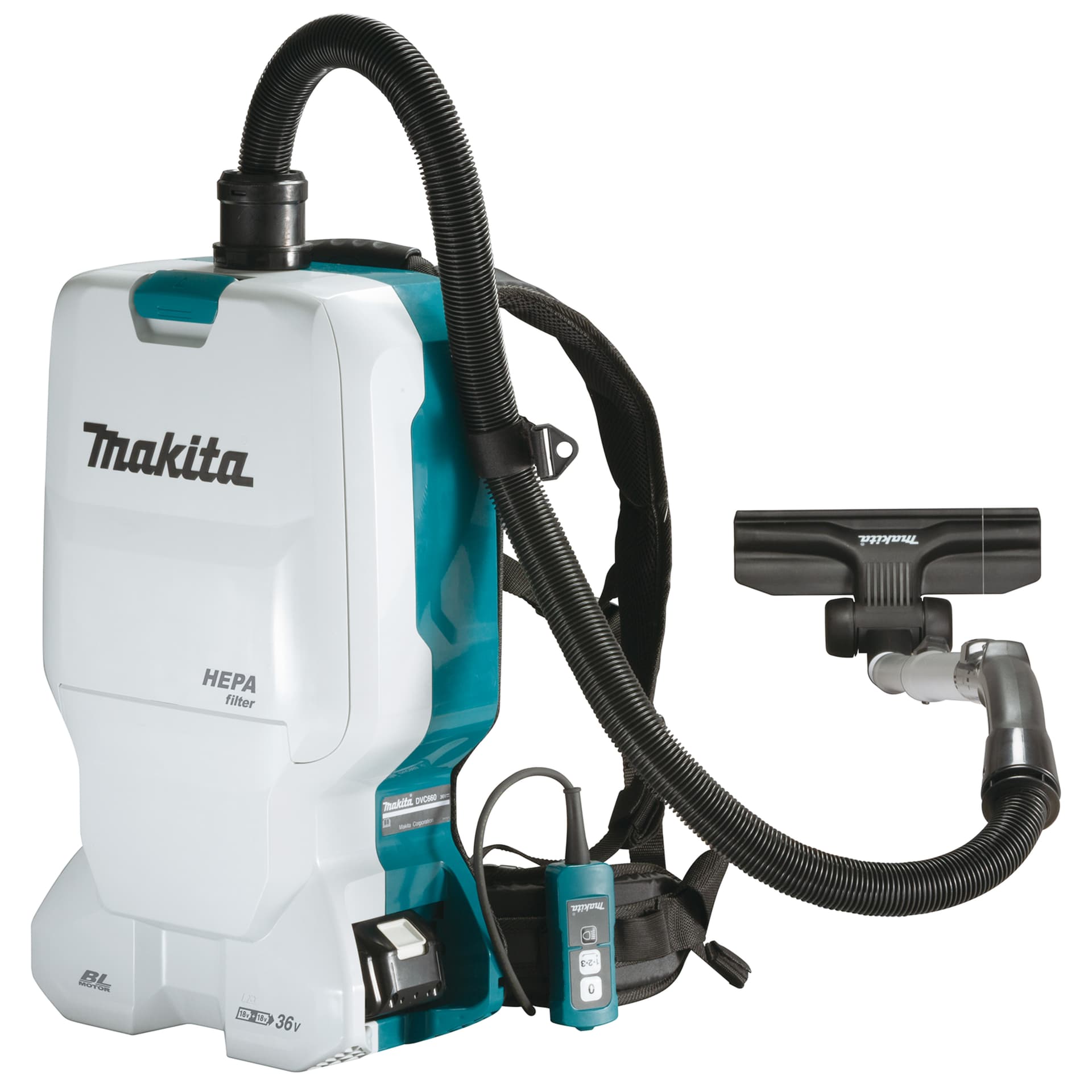 Makita AKÜLÜ SIRT SÜPÜRGESİ DVC660Z