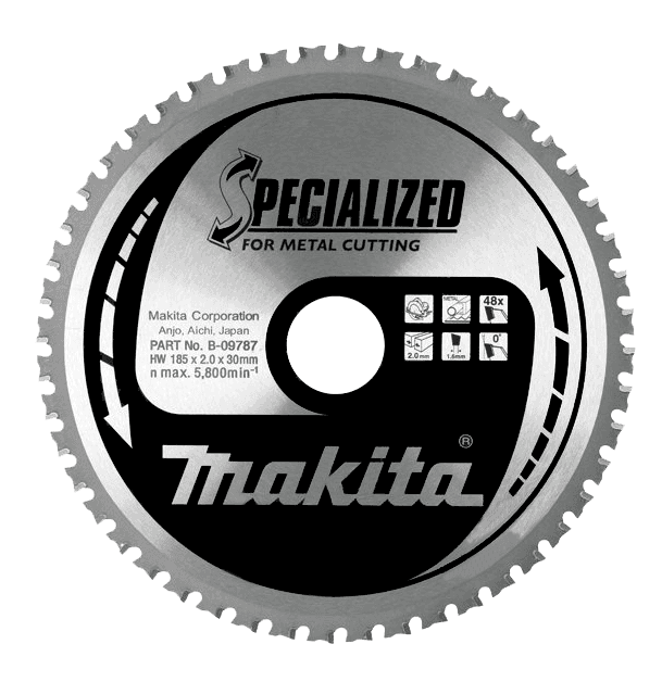 Makita METAL KESME DAİRE TESTERE 185x48 DİŞ MAAB-09787