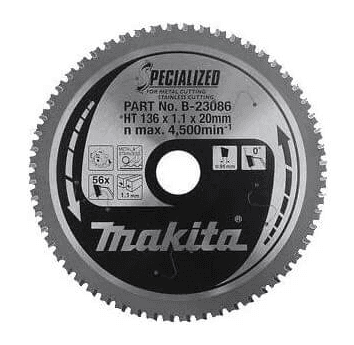 Makita METAL KESME DAİRE TESTERE 136x56 DİŞ MAAB-23086