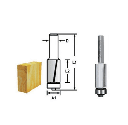Makita FREZE BIÇAĞI 6x12.7 mm MAAD-47709