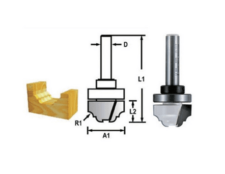 Makita FREZE BIÇAĞI 8x22 mm MAAD-48262