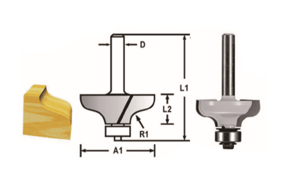 Makita FREZE BIÇAĞI 8x31.8 mm MAAD-48773