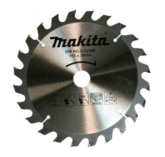 Makita AHŞAP DAİRE TESTERE 165x24 DİŞ MAAD-52560