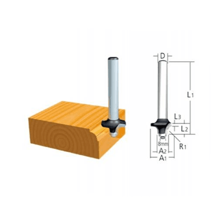 Makita FREZE BIÇAĞI 6x26 mm MAAD09547