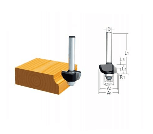 Makita FREZE BIÇAĞI 6x26 mm MAAD09569
