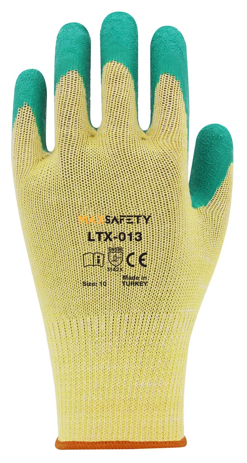 Max Safety LATEKS CAMCI ELDİVENİ - CRİNKLE NO: 9 - 10 MXLTX-013-10