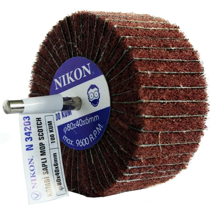 Nikon SAPLI KOMBİ MOP NON WOVEN ZIMPARA 100 KUM NIK34203