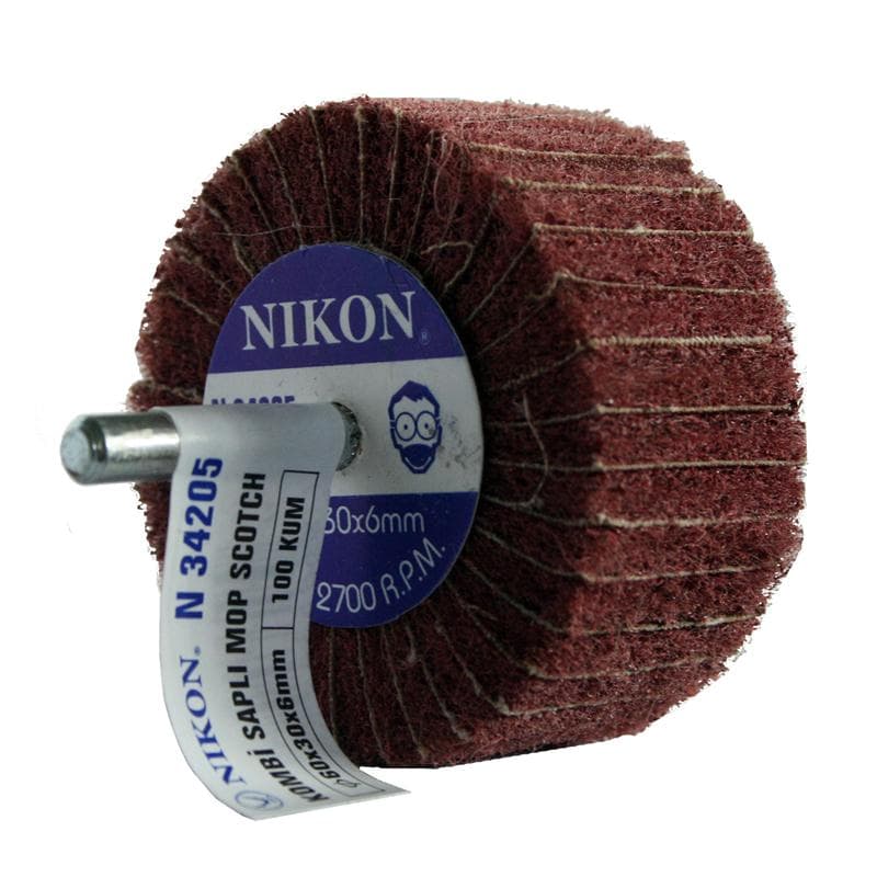 Nikon SAPLI KOMBİ MOP NON WOVEN ZIMPARA 100 KUM NIK34205