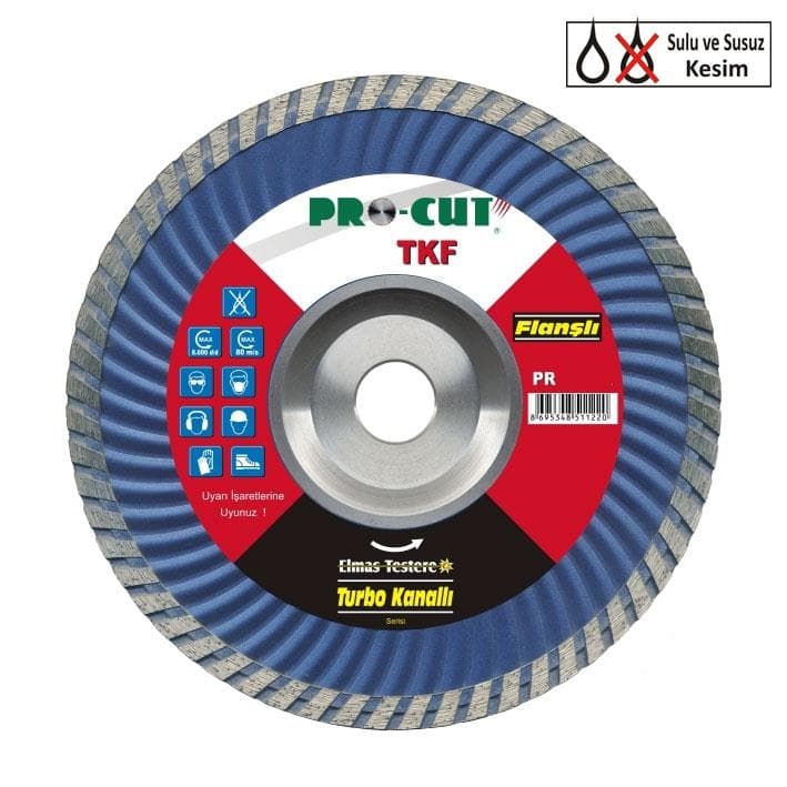 Procut TURBO KANALLI TESTERE FLANŞLI 180 TKE PRC51122