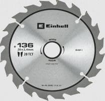 TC Sawblade 136x20 20T, Wood
