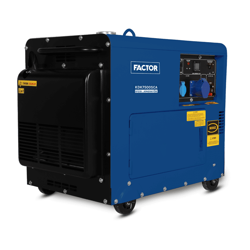 Factor 6.9 KVA OTOMATİK KABİNLİ JENERATÖR 230V FACKDK7500SCA