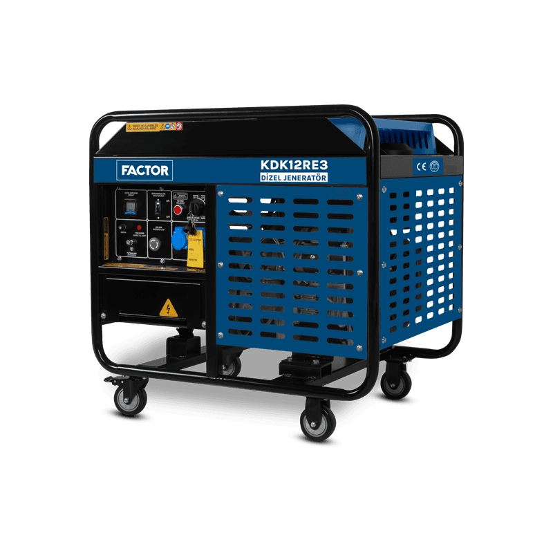 Factor 12 KVA DİZEL SU SOĞUTMALI JENERATÖR TRİFAZE FCKDK12RE3