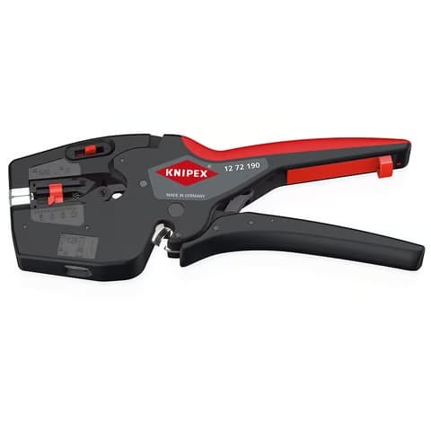 KNIPEX 12 72 190 YÜKSÜK SIKMA ÖZELLİKLİ KABLO SIYIRMA ALETİ KNI1272190