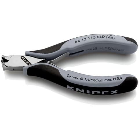 KNIPEX ELEKTRONİKÇİ TEPE KESKİ ESD KNI6412115ESD