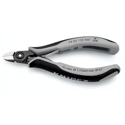 KNIPEX HASSAS ELEKTRONİKÇİ YAN KESKİ ESD KNI7902125ESD