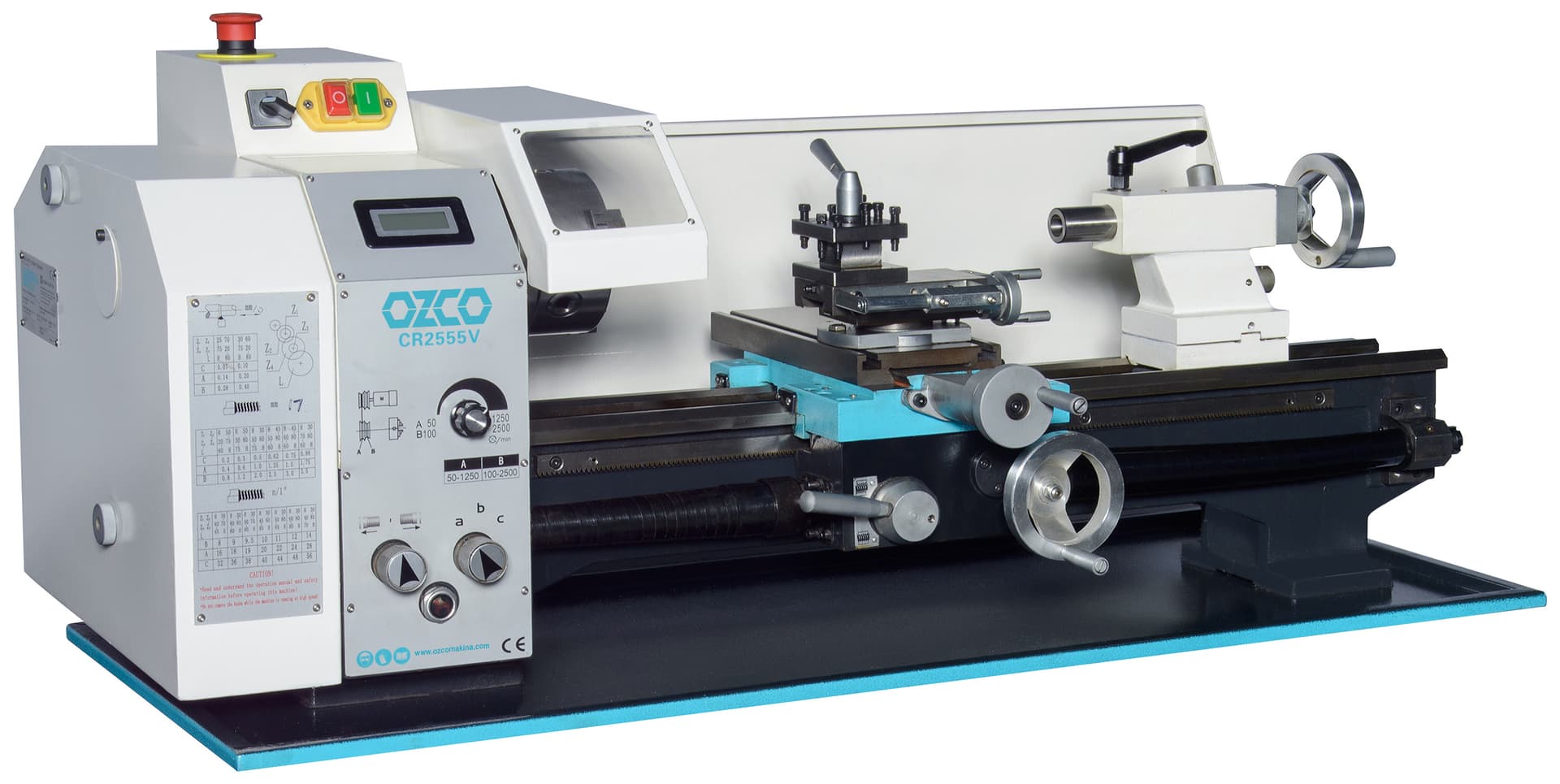 Ozco CR2555V Masa Üstü Torna Tezgâhı OZCR2555V