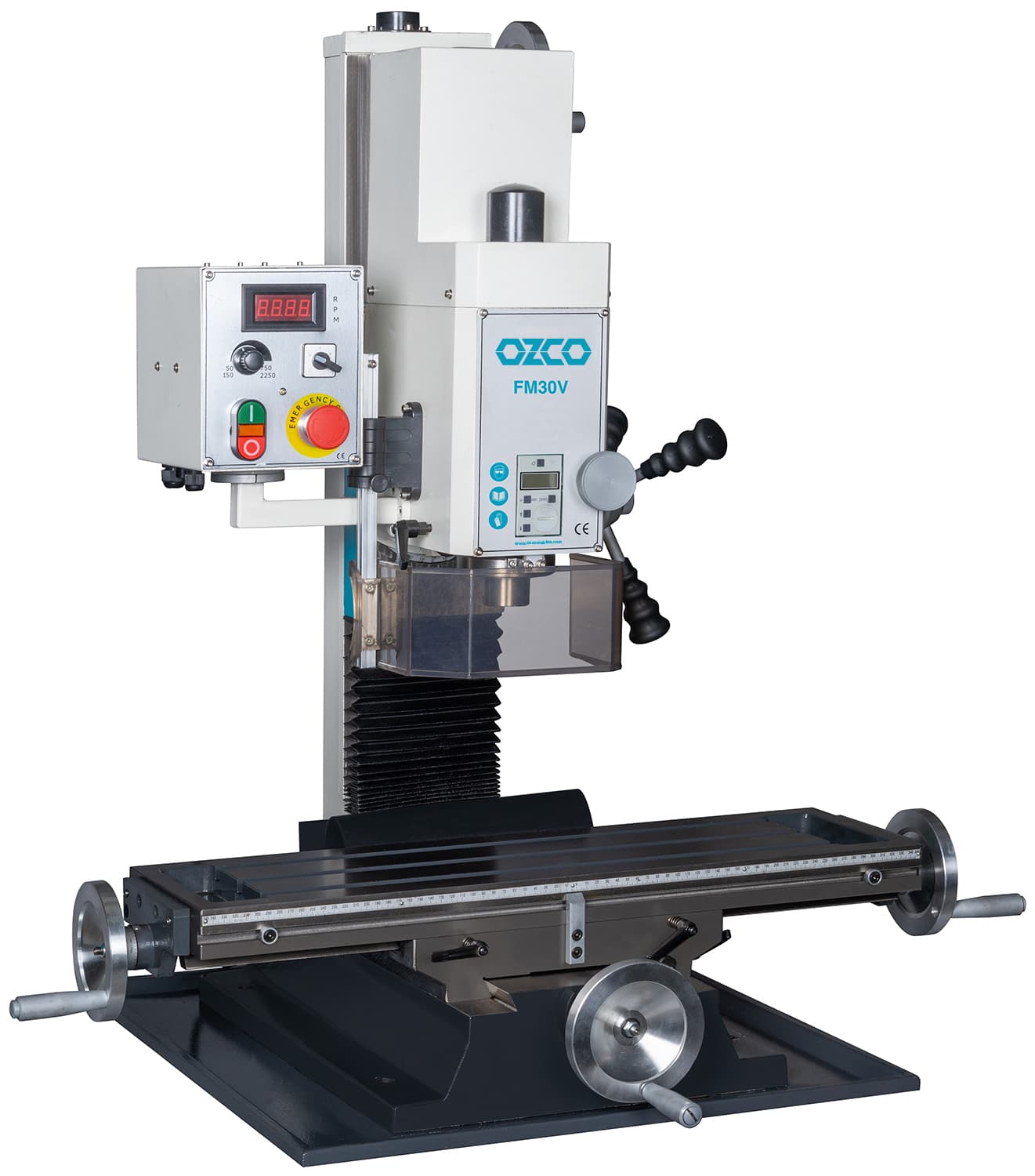 Ozco FM30V Masaüstü Freze Tezgâhı OZFM30V