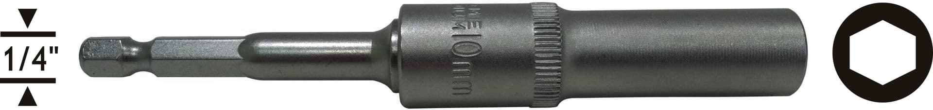 BITS SOMUN ADAPTÖRÜ 1/4"x115x8 mm