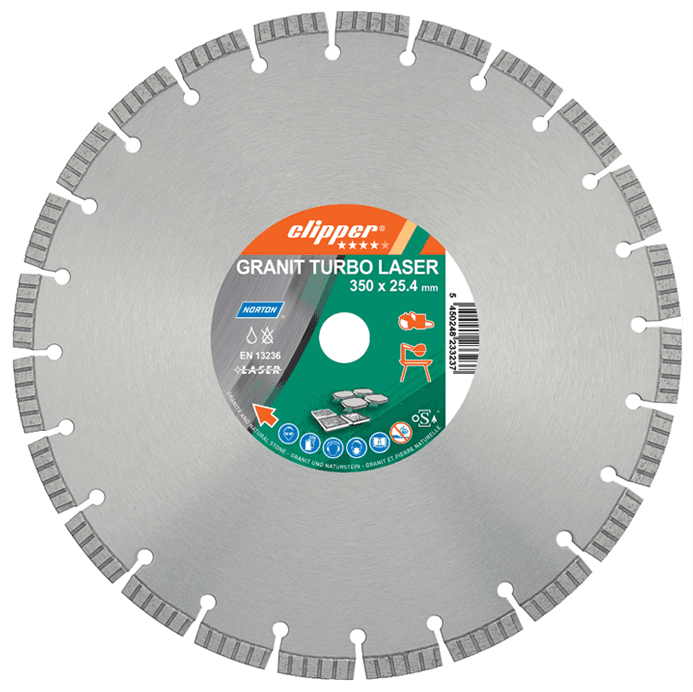 Clipper PRO GRANITE TURBO TESTERE 180 mm CLIGRANIT.LASER180