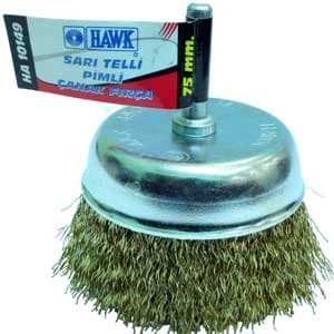 Hawk SARI TELLİ PİMLİ ÇANAK FIRÇA 63 mm HAWK10147