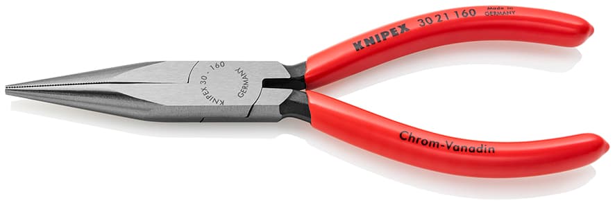 Knipex YASSI AĞIZ UZUN KARGABURUN 160 mm KNI3021160