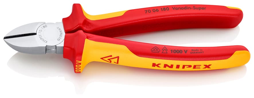Knipex VDE YAN KESKİ 180 mm KNI7006180