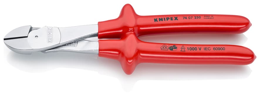 KNIPEX 74 07 250 AĞIR TİP VDE YAN KESKİ KNI7407250