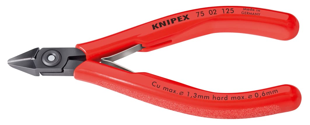Knipex ELEKTRONİKÇİ YAN KESKİ 125 mm KNI7502125