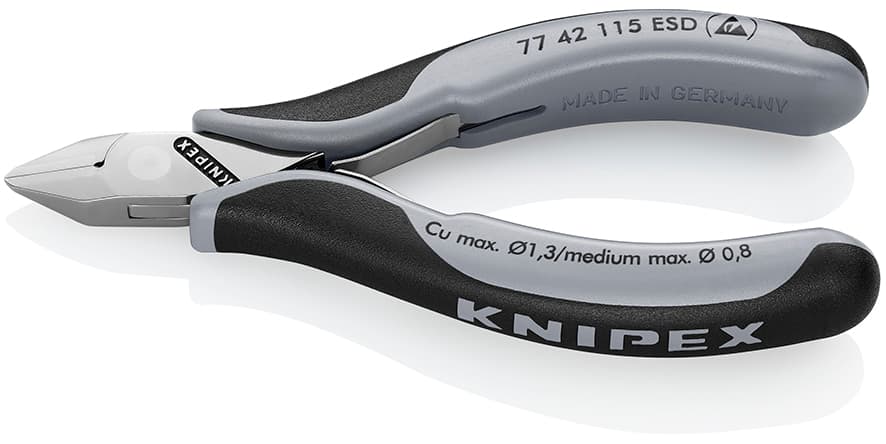 KNIPEX 77 42 115 ESD ELEKTRONİKÇİ YAN KESKİ KNI7742115ESD