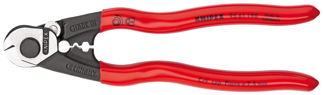 Knipex ÇELİK TEL KESME 190 mm KNI9561190