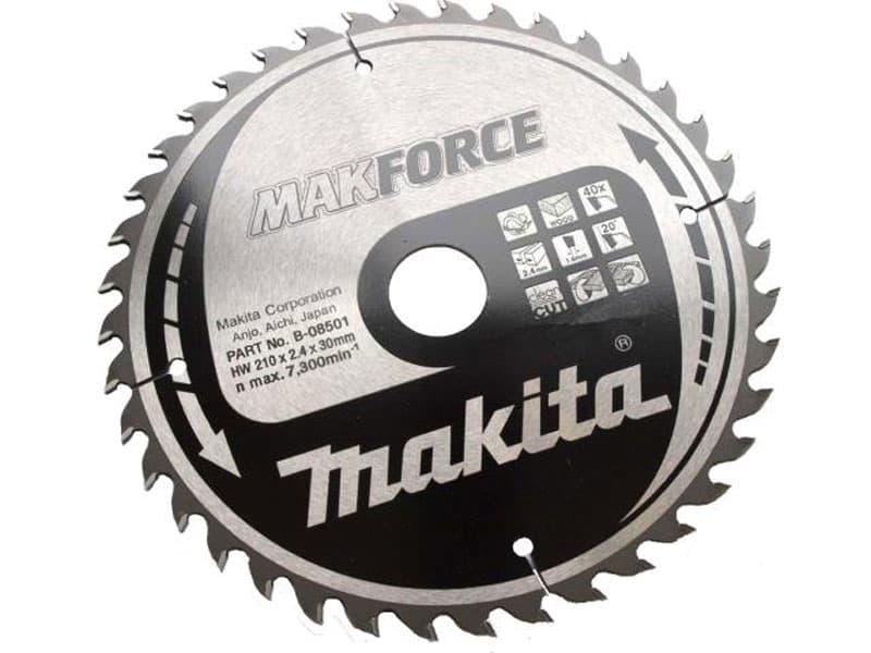 Makita AHŞAP DAİRE TESTERE 210x40 DİŞ MAAB-08501