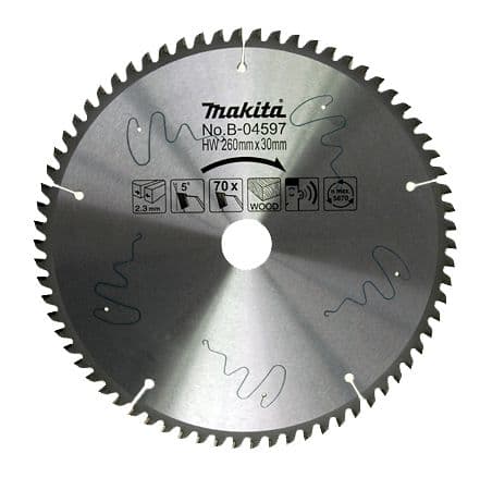 Makita AHŞAP DAİRE TESTERE 260x70 DİŞ MAAB04597