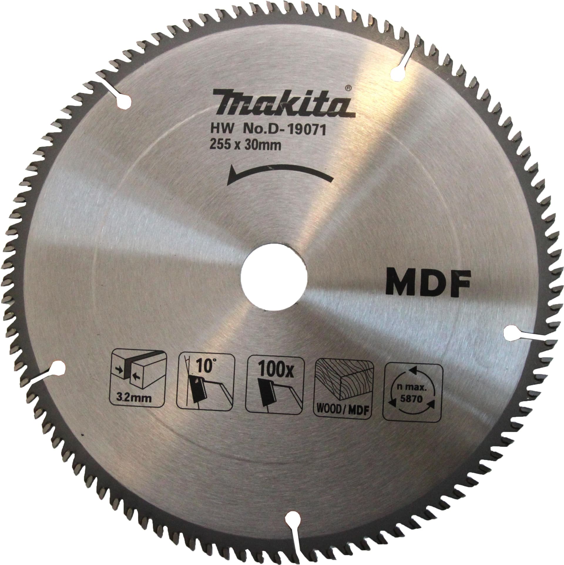 Makita AHŞAP DAİRE TESTERE 255x100 DİŞ MAAD-19071