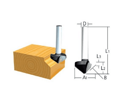 Makita FREZE BIÇAĞI 6x20 mm MAAD-09385