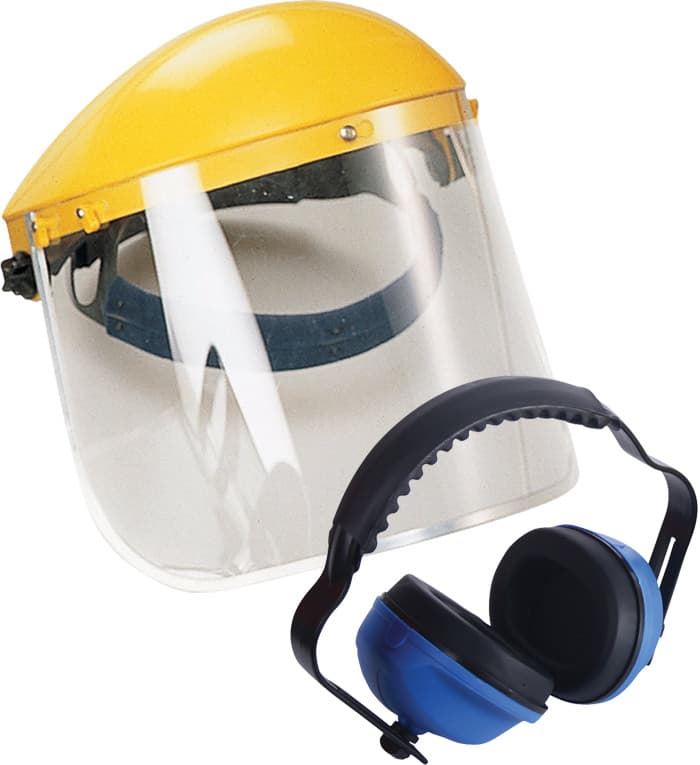 Max Safety YÜZ KORUYUCU SİPERLİK VE KULAKLIK SETİ 25 Db 8"x12" MAXSEBB913-004