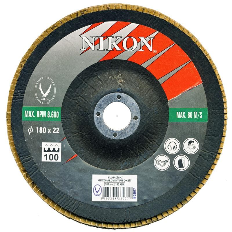 Nikon FLAP DİSK 180 mm 100 KUM NIK33077