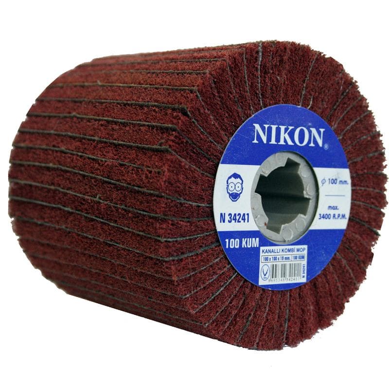 Nikon KANALLI KOMBİ MOP NON WOVEN ZIMPARA 100 KUM NIK34241