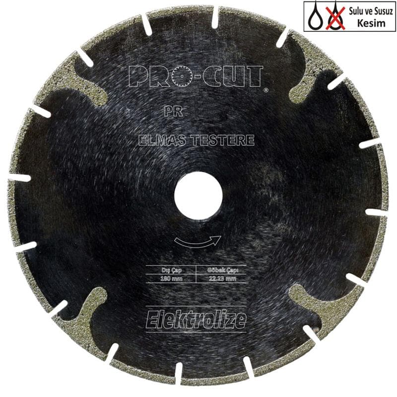 Procut ELEKROLİZE TESTERE 125 EC PRC51093