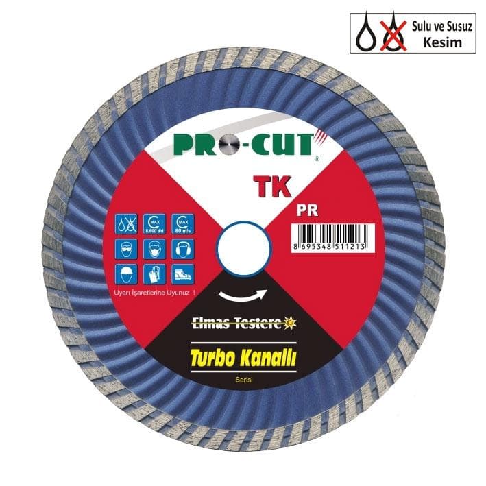 Procut TURBO KANALLI TESTERE FLANŞLI 230 TKE PRC51124