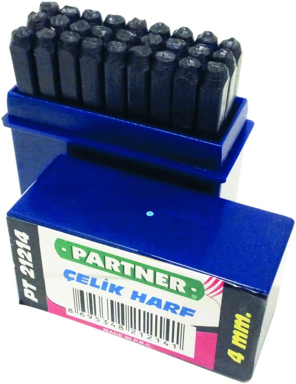 PARTNER PRT21214 ÇELİK HARF4mm27Lİ21214 PARTNER