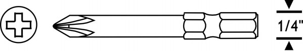 PROSCR PRSC03069 BITS UÇ  50 mm  PH4     PROSCR