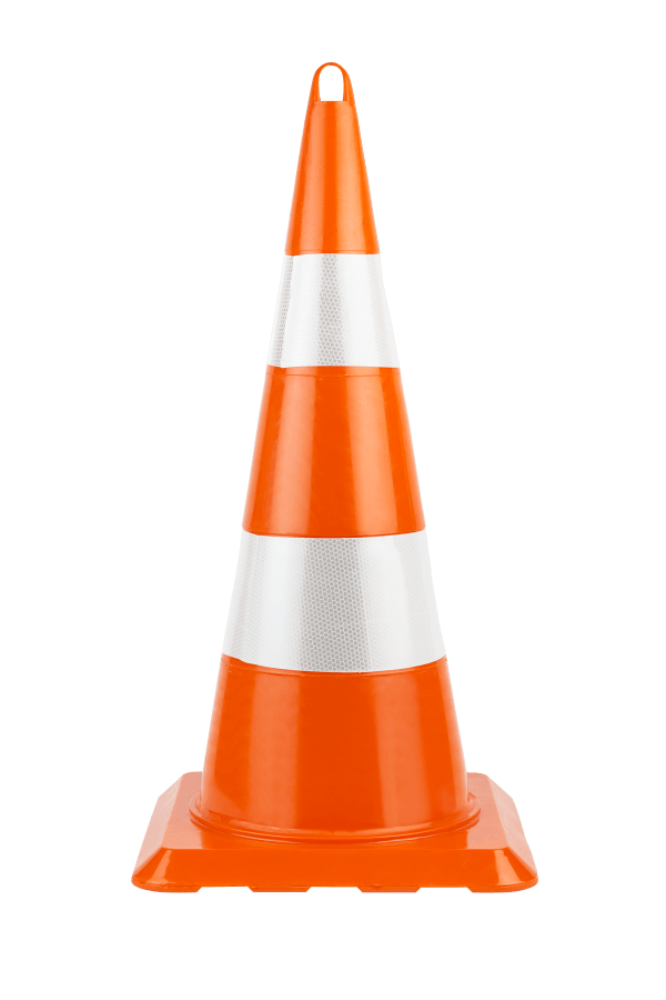 MAX SAFETY MS1-5011 KIRILMAZ ÇİFT REFLEKTİFLİ KONİ-75 CM