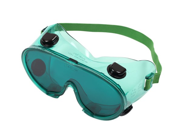 MAX SAFETY MAX-S1551V-Y S1551 VENTİLLİ GÖZLÜK - YEŞİL CAM