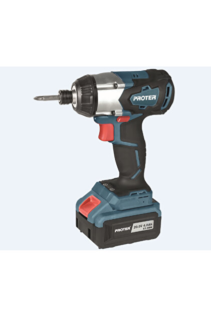 Proter PST 364 T  4.0 Ah 20 V Li-ion Pil 350N.m Tork Darbeli  Kömürsüz Vidalama