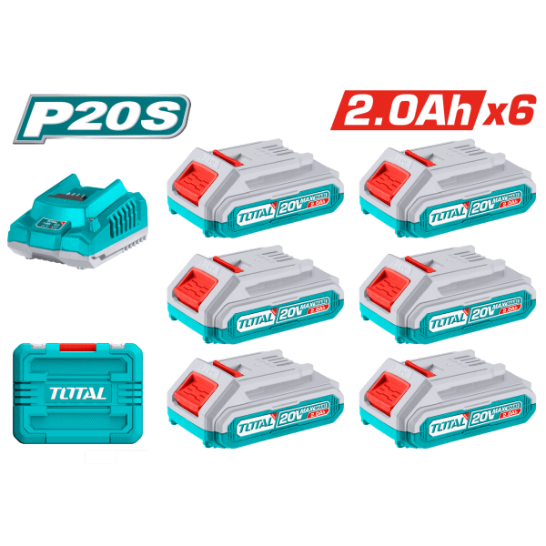 Total 2.0 Ah Batarya Seti Çantalı