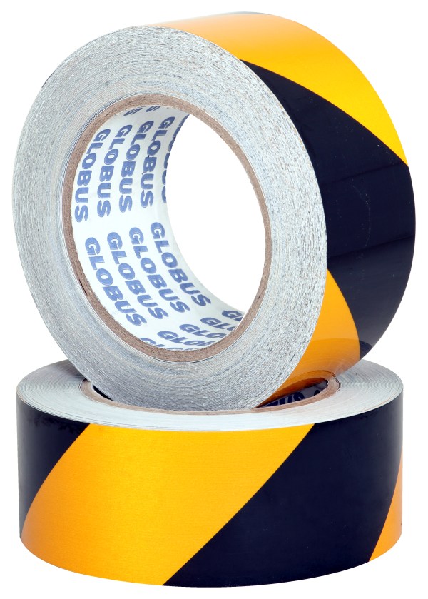 GLOBUS GLO14020 GLOBUS SARI/SİYAH REFLEKTİFLİ BANT 50*23