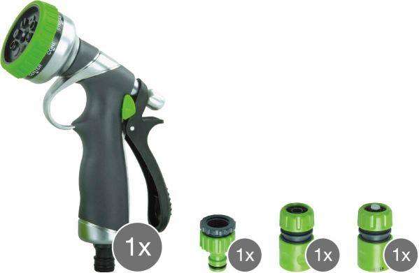 DAYE DY2372 8 FONKSİYONLU METAL SPREY TABANCA SETİ