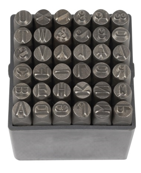 PARTNER PRT03044 PARTNER ÇELİK HARF VE RAKAM 6mm36LI 0304