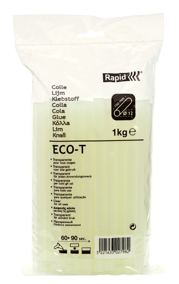 RAPID RAPECO-T RAPID 12/190mm 1KG ŞEFFAF SİLİKON ECO-T