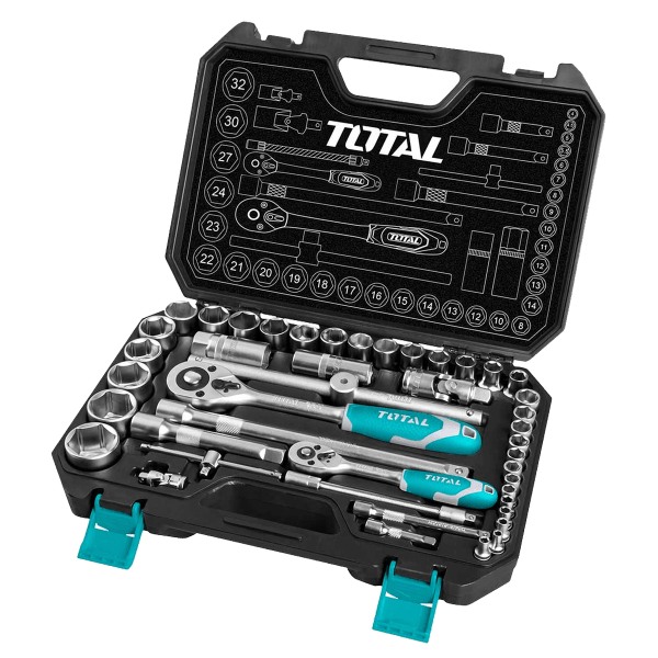 Total 44 Parça 1/4'' Lokma Takımı